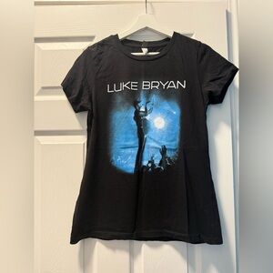 LUKE BRYAN Black Graphic CONCERT T-Shirt